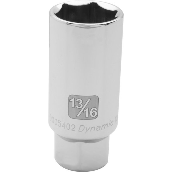 Dynamic Tools 3/8" Drive 13/16" Spark Plug Socket D005402